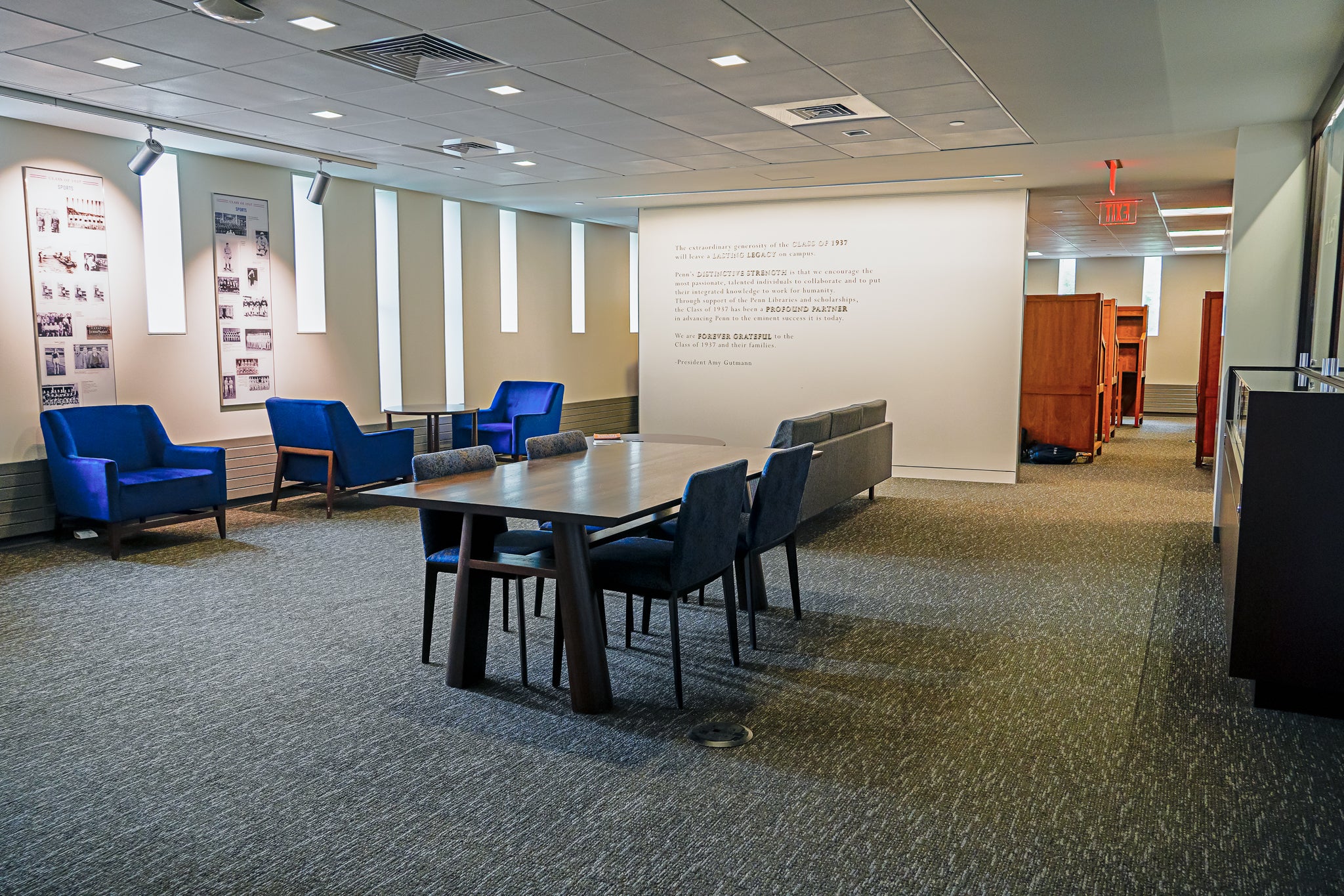 Class of 1937 Memorial Reading Room for Graduate Students Penn Libraries